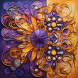 © shobakhul - purple and honey color gradient abstract background, art