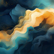 blue and gold color gradient abstract background