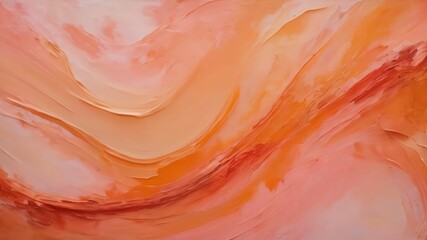  abstract peach oil painting background or texture.Created with Generative Ai technology