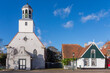 canvas print picture - Kirche in De Koog, Texel