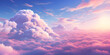 colorful pink and blue cloud background, 
painted watercolor pastel sky cloud background