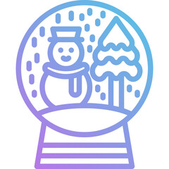 Sticker - Snow globe