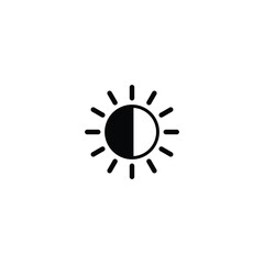 Poster - Brightness icon, sun icon vector for web site Computer and mobile app