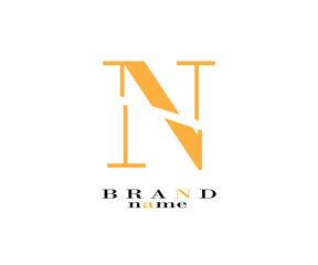 Poster - N letter logo design concept