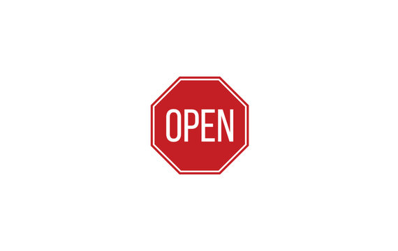 Open icon vector design Illustration.