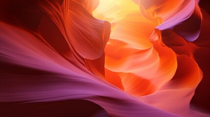 Poster - Beautiful abstract background, texture of orange, pink, peach, yellow canyon colors.
