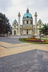 Canvas Print - Karlskirche in Vienna, Austria