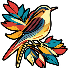 Wall Mural - bird of paradise