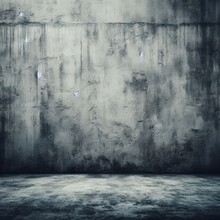 Blank Concrete And Old Cement Wall Texture Background 