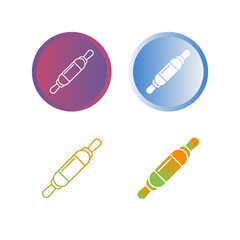 Sticker - Rolling Pin Vector Icon