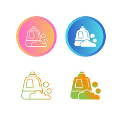 Canvas Print - Detergent Vector Icon