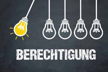 Poster - Berechtigung