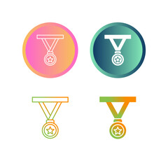 Poster - Medal Vector Icon