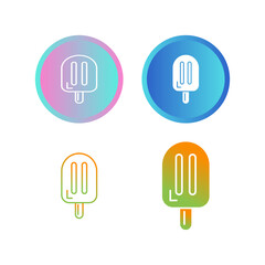 Poster - Ice Cream Vector Icon