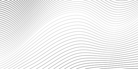 Poster - abstract wavy lines background. vector illustration