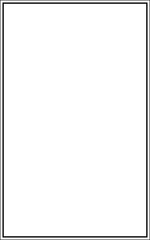 Wall Mural - decorative rectangle frame, double line vertical border with 10x16 aspect ratio for poster, svg cuto
