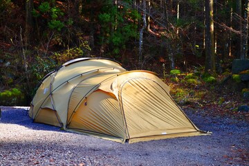 Wall Mural - tent in the forest