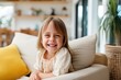 © Anastasiia - Smiling Girl With Down Syndrome Enjoying Time At Home