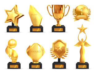 Wall Mural - luxury awards set