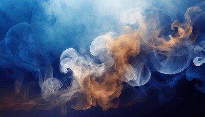 Canvas Print - abstract smoke background abstract fire background blooming smoke background abstract blue smoke background