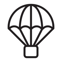Parachute Line Icon