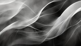 Biało czarny dym, tło tekstura, generative AI