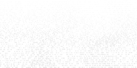 Poster - White abstract geometric vector background, scattered random grey dots, simple wallpaper design