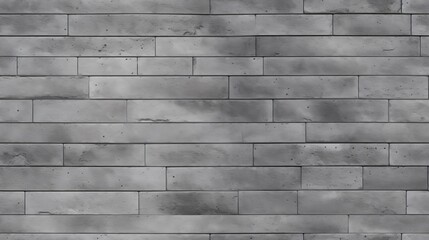 Poster - brick white wall, Generative AI pattern