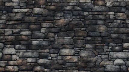 Fototapete - old stone wall pattern Generative AI