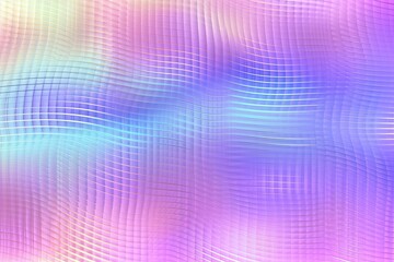 Poster - Holography Iridescent colorful background with lines