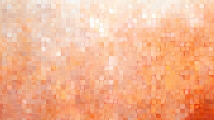 Wall Mural - Peach fuzz Colorful mosaic tile background abstract
