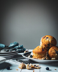 blue berry muffins