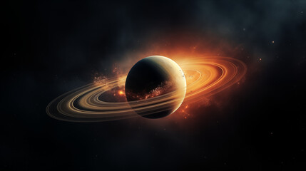 Poster - planet Saturn