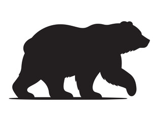 Wall Mural - Bear Silhouette Vector