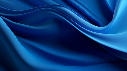 Wall Mural - blue wave background fabric folds wallpaper illustration