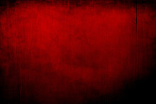Old Red Christmas Background, Vintage Grunge Dirty Texture, Distressed Weathered Worn Surface, Dark Black Red Paper, Horror Theme 