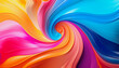 Abstract colorful background with smooth lines. Vector illustration. 