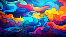 Abstract Colorful Background. Vector Illustration. Can Be Used For Wallpaper, Web Page Background, Web Banners.