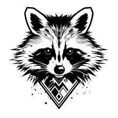 Wall Mural - Raccoon Vector