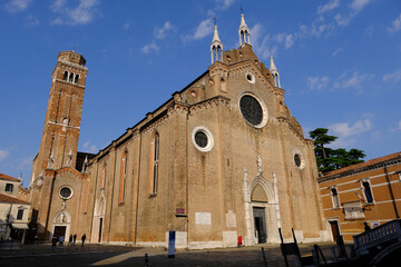 Venice Italy - Church Basilica S.Maria Gloriosa dei Frari - Basilica di Santa Maria Gloriosa dei Frari