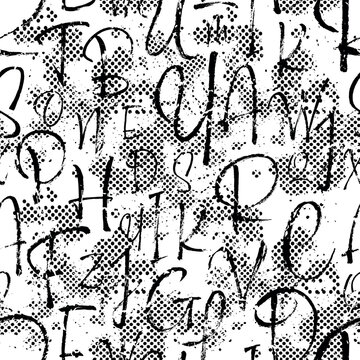 abstract background with alphabet	