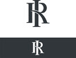 RI, IR, initial Letter Logo