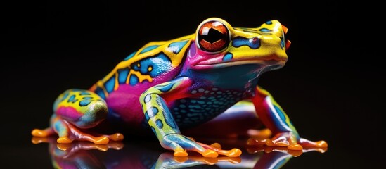 Oelemari dye frog.