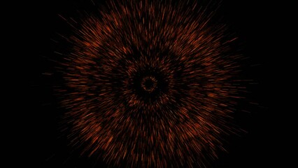 Poster - Abstract firework background. Colorful celebration fireworks isolated on a black sky background