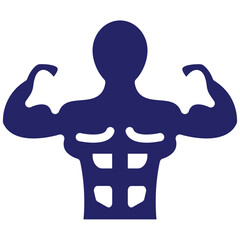 Poster - Body Builder Icon