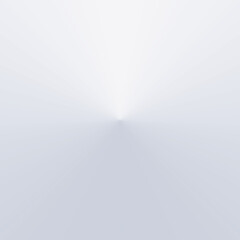 Aufkleber - White and grey soft color tone circular lines empty background.