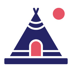 Canvas Print - Tipi Icon