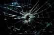 broken window glass,