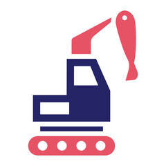 Poster - Backhoe Icon