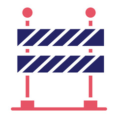 Poster - Construction Barrier Icon